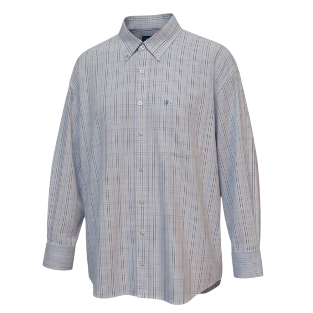 IZOD - NWOT, Long Sleeve, Multi Colored Stripes, Button Down Shirt, Pocket, XXL
